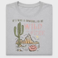 Wild And Free Cowgirl DTF Transfer