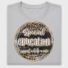 Retro Leopard Special Education DTF Transfer