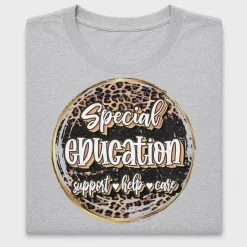 Retro Leopard Special Education DTF Transfer