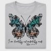 Butterfly Fearfully Wonderfully Made DTF Transfer