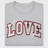 Crochet Style LOVE Heart DTF Transfer