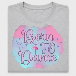 Born To Dance Ballerina DTF Transfer