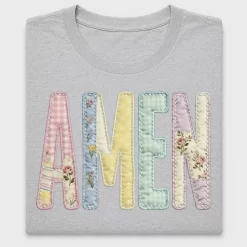 Vintage Floral AMEN DTF Transfer