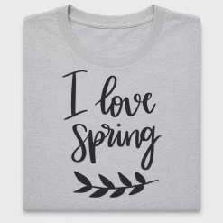 I Love Spring Hand Lettered DTF Transfer