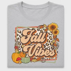 Fall Vibes Leopard Pumpkin DTF Transfer