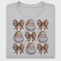 Leopard Santa Claus DTF Transfer