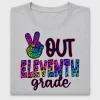 Retro Eleventh Grade Peace DTF Transfer