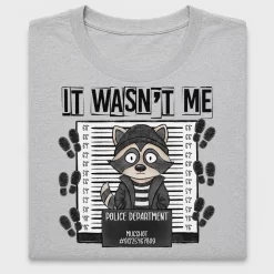 Funny Raccoon Mugshot DTF Transfer