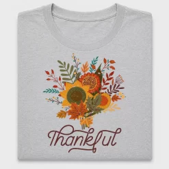 Thankful Fall Flowers DTF Transfer