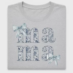 Mama Bear Blue Floral DTF Transfer