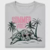 Summer Vibes Highland Cow DTF Transfer