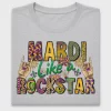 Mardi Gras Rockstar DTF Transfer