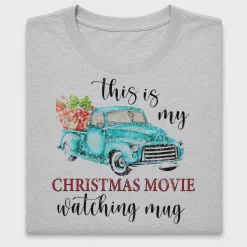 Vintage Truck Christmas Movie Watching DTF Transfer