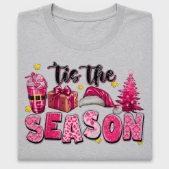 Pink Tis The Season DTF Transfer