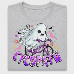 Halloween Ghost Cycling DTF Transfer