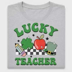 Lucky Teacher St Patricks Day DTF Transfer