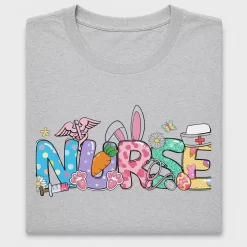Nurse Easter Bunny DTF Transfer