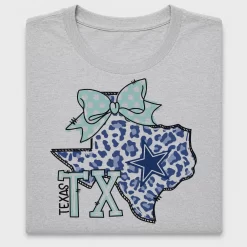 Texas Star Leopard DTF Transfer