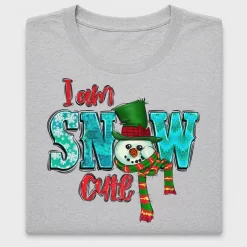 I Ahm Snow Cute Snowman DTF Transfer