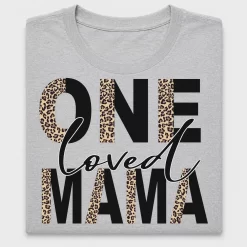 One Loved Mama Leopard DTF Transfer