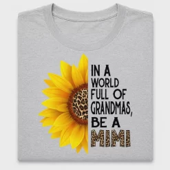 Be A Mimi Sunflower Leopard DTF Transfer