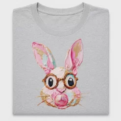 Watercolor Bunny Glasses DTF Transfer