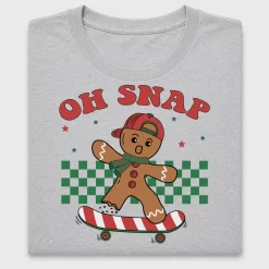 Oh Snap Gingerbread Boy DTF Transfer