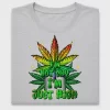 Retro Weed Leaf DTF Transfer Design