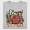 Cowgirl Christmas Vintage Truck DTF Transfer