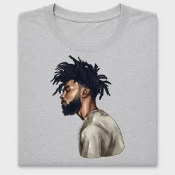 Afrocentric Male Portrait DTF Transfer
