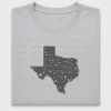 Distressed Texas State Map DTF Transfer