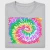 Vibrant Tie Dye Spiral DTF Transfer