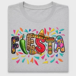 Colorful Fiesta DTF Transfer Design