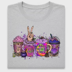 Bad Witch Vibes Witchy Coffee DTF Transfer