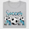 Soccer Mom Turquoise Cowhide DTF Transfer