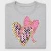 Valentine Heart Glitter DTF Transfer