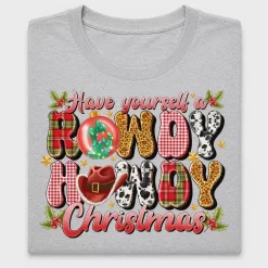 Howdy Christmas DTF Transfer