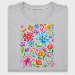 Colorful Floral Bouquet DTF Transfer
