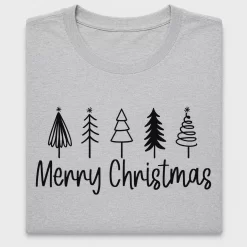 Minimalist Christmas Trees DTF Transfer