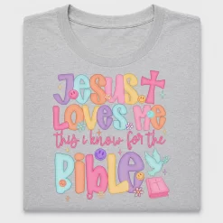 Jesus Loves Me Bible DTF Transfer
