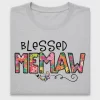 Blessed Memaw Floral DTF Transfer