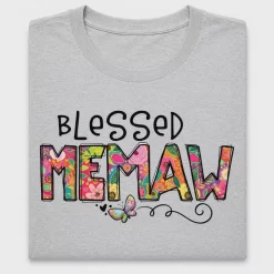 Blessed Memaw Floral DTF Transfer