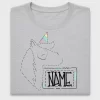 Personalized Pastel Unicorn DTF Transfer