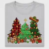 Festive Christmas Trees Sombrero DTF Transfer