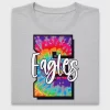 Retro Tie Dye Eagles DTF Transfer