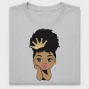 Afro Princess Girl DTF Transfer