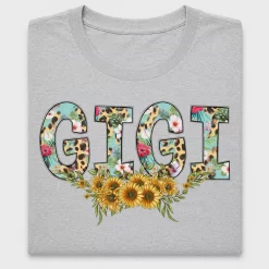 Leopard Sunflower Gigi DTF Transfer