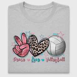 Peace Love Volleyball DTF Transfer
