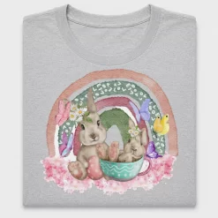 Easter Bunny Rainbow DTF Transfer