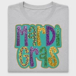 Mardi Gras DTF Transfer Design